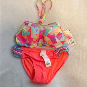 Colorful Geometric Bikini Set